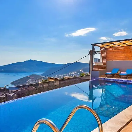 2 Bedroom Seaview With Private Pool Jacuzzi Villa Kalkan