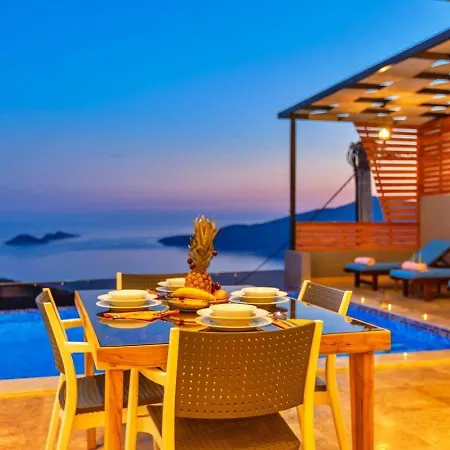 빌라 2 Bedroom Seaview With Private Pool Jacuzzi 칼칸